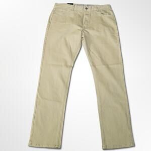 LRG Tan Slim Straight Fit Five-Pocket Jeans - 38x34 NWT